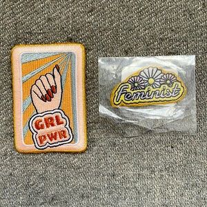 Stoney Clover Lane Patches | Feminist & Girl Power | Set of 2